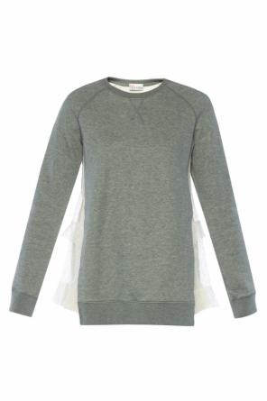 Sheer-trim sweatshirt, zdjęcie 1 Sheer-trim sweatshirt od Valentino Red